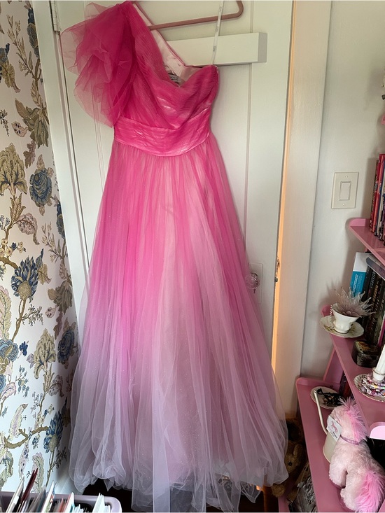 Mac Duggal Dresses & Skirts - Mac Duggal Pink Ombre Sparkle Tulle Gown